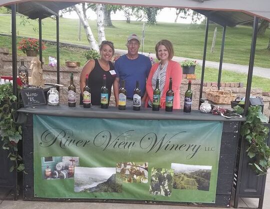 Friendly staff at River View Winery